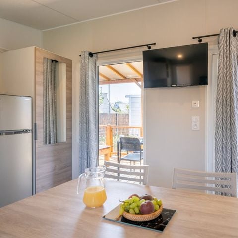 MOBILHOME 6 personnes - Mobil-home | Premium | 3 Ch. | 6 Pers. | Terrasse surélevée | Clim. | TV