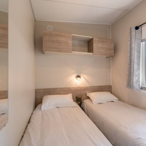 MOBILHOME 6 personnes - Mobil-home | Premium | 3 Ch. | 6 Pers. | Terrasse surélevée | Clim. | TV