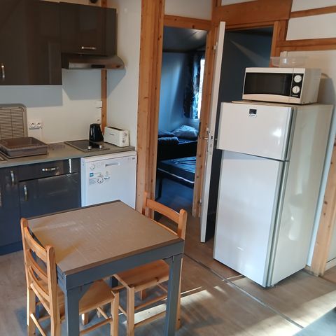 CHALET 4 personnes - Chalet Standard 40m² - 2 chambres + TV + Terrasse couverte - Clim