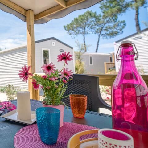 MOBILHOME 6 personnes - C- Mobil-home Caraïbes - 2 chambres