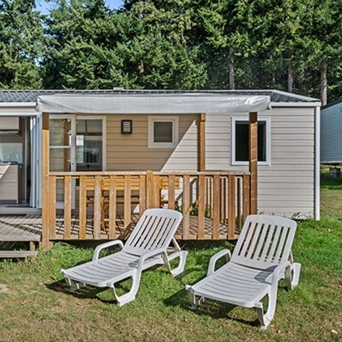 Stacaravan 6 personen - Stacaravan | Premium Azure | 3 slaapkamers | 6 pers. | Verhoogd terras