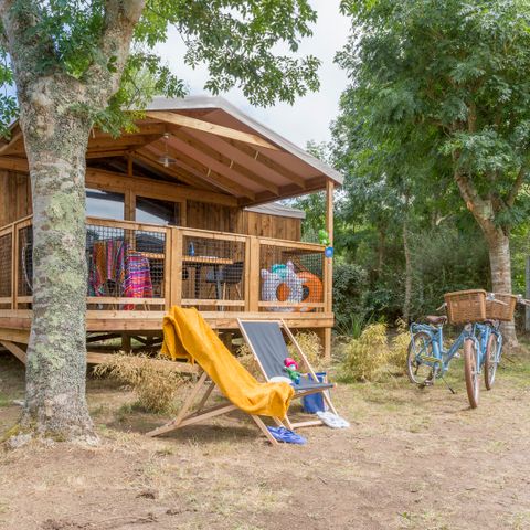 Unterkunft 5 personen - Cosyflower Premium 38m² (2 Schlafzimmer) + TV + Geschirrspüler + Bettwäsche + Handtücher + überdachte Terrasse | 4/5 Personen