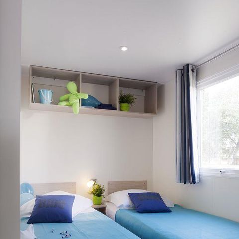 Mobile home 4 persons - Standard 25m² (2 bedrooms) + terrace 6m² to 10m² + TV | 4 people