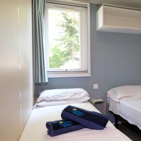 Stacaravan 4 personen - Happy Premium met uitzicht op zee - Heuvel