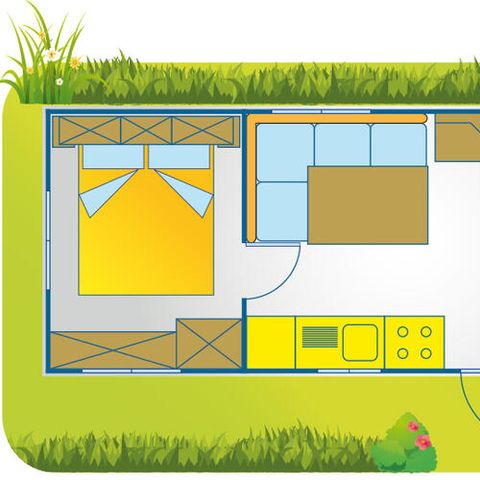 MOBILHOME 6 personnes - Happy Easy (no hillside)