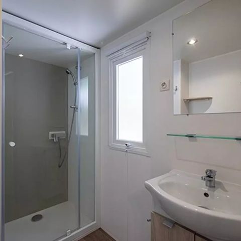 Stacaravan 6 personen - Comfort | 3 slaapkamers | 6 pers | Verhoogd terras | Airconditioning