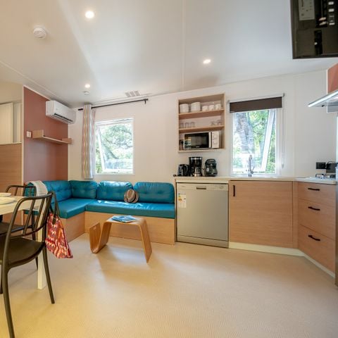 MOBILHOME 4 personnes - Mobil-home | Comfort | 2 Ch. | 4 Pers. | Terrasse surélevée | Clim.