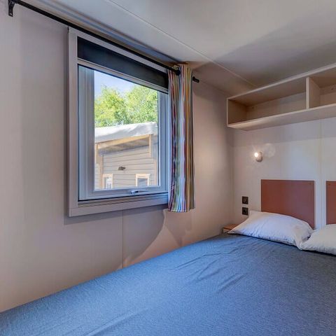 MOBILHOME 6 personas - Confort | 3 Dormitorios | 6 Pers. |* Terraza elevada | *1 Baño | Aire acondicionado.