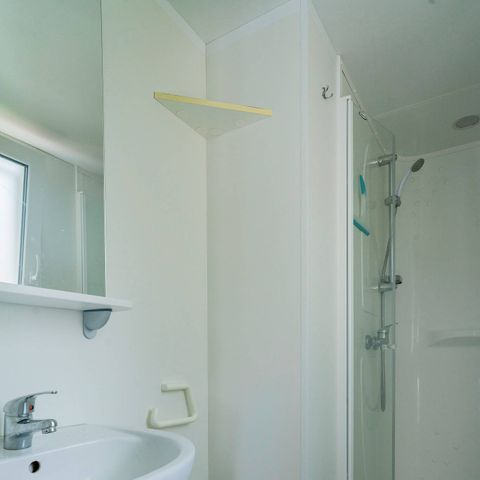 MOBILHOME 6 personas - Confort | 3 Dormitorios | 6 Pers. |* Terraza elevada | *1 Baño | Aire acondicionado.