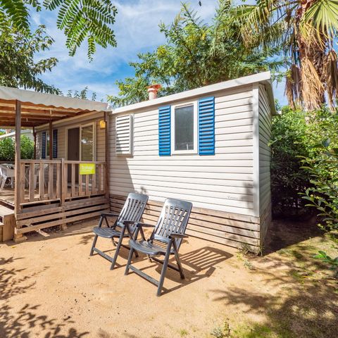 Mobilheim 4 personen - Mobilheim | Comfort | 2 Zi. | 4 Pers. | Erhöhte Terrasse | 1 Bad | Clim.