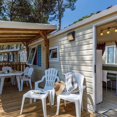 CASA MOBILE 6 persone - Comfort | 2 Camere da letto | 4/6 Pers. | *Terrazza rialzata* | 1 Bagno | Aria condizionata.