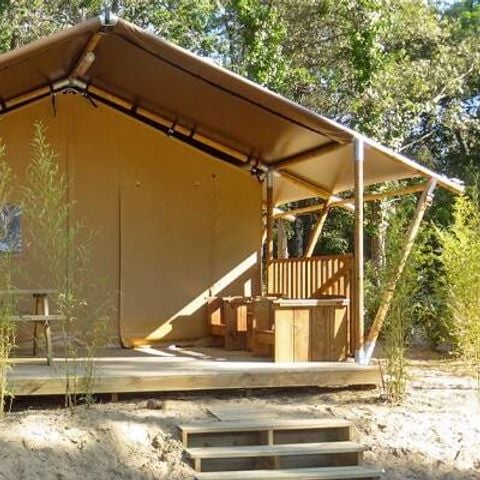 Zelt 4 Personen - Safari-Zelt | 2 Zimmer | Kapazität 3-4 Personen | Ohne Bad