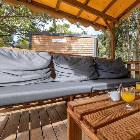 Stacaravan 6 personen - Mobile-home | Comfort | 3 Slaapkamers | 6 Pers. | Terras Lounge | Klimaat.