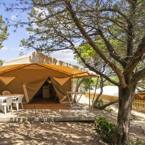 CANVAS BUNGALOW 5 people - Canvas bungalow CANADA 20m² / 2 bedrooms - without bathroom (Saturday)