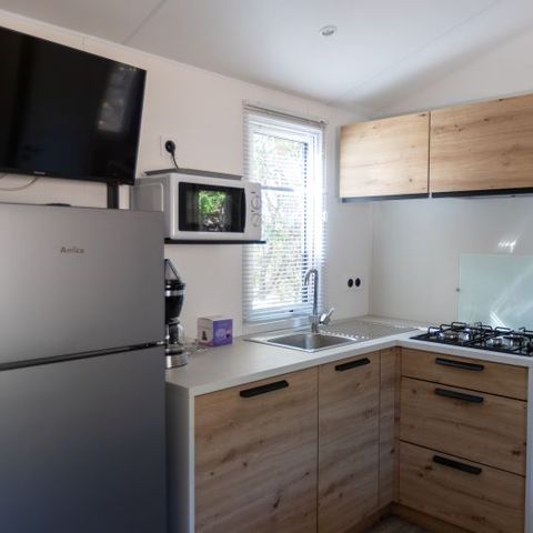 Mobile home 6 persons - California- 3 bedrooms + Air conditioning + TV