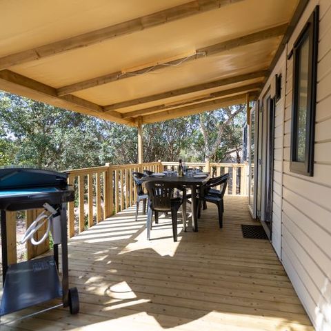 Mobile home 6 persons - California- 3 bedrooms + Air conditioning + TV