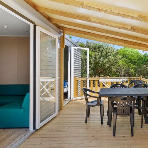 BUNGALOW 4 personnes -  Key West - 2 chambres - 2 salles de bains + TV + Spa