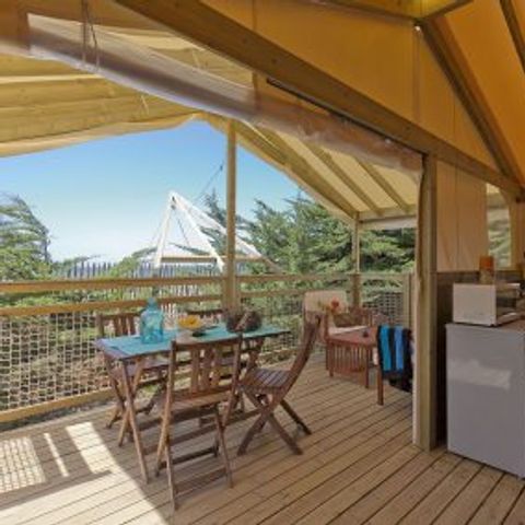 MOBILE HOME 5 people - Lodge SAHARI 24m² - 2 bedrooms - terrace 10m² (with sanitary facilities)