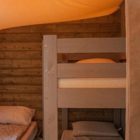 MOBILHOME 5 personnes - Lodge SAHARI 24m² - 2 chambres - terrasse 10m² (avec sanitaires)
