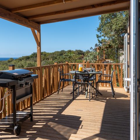 Mobile home 4 persons - Mobile home Cagna - 2 bedrooms - 2 bathrooms + tv