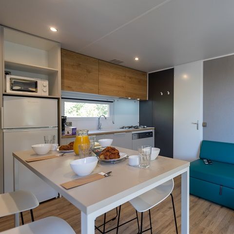 MOBILHOME 4 personas - Mobile home Cagna - 2 dormitorios - 2 baños + tv