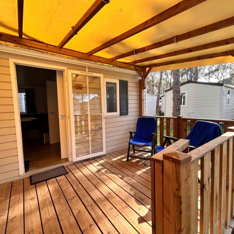 MOBILE HOME 4 people - Mobile-home | Comfort XL | 2 Bedrooms | 4 Pers. | Raised terrace | Air-con.