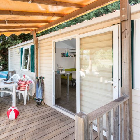 MOBILHOME 6 personnes - Mobil-home | Classic | 2 Ch. | 4/6 Pers. | Terrasse Couverte | Clim.
