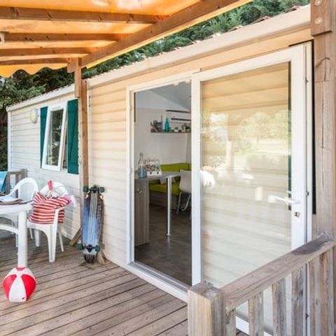 MOBILE HOME 6 people - Classic | 2 Bedrooms | 4/6 Pers. | Raised terrace | Air-con.