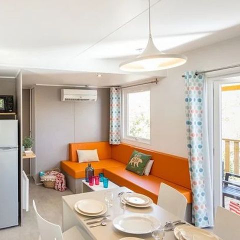 MOBILHOME 6 personas - Mobil-home | Premium | 2 Dormitorios | 4/6 Pers. | Terraza Salón | Aire acondicionado | TV