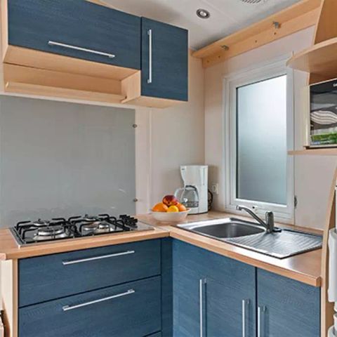 Stacaravan 4 personen - Stacaravan | Classic | 2 slaapkamers | 4 pers. | Single terras | Air-con.