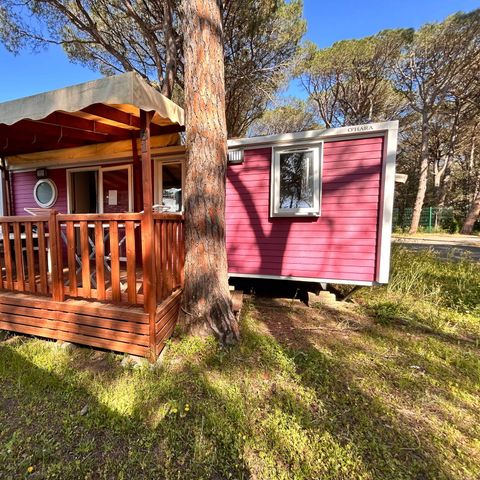 MOBILE HOME 4 people - Mobile-home | Comfort | 2 Bedrooms | 4 Pers. | Uncovered raised terrace | Air-conditioning.