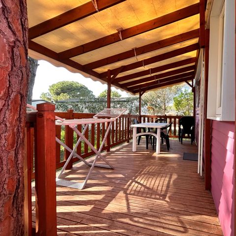 MOBILE HOME 4 people - Mobile-home | Comfort | 2 Bedrooms | 4 Pers. | Uncovered raised terrace | Air-conditioning.