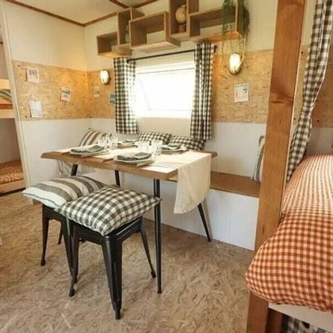 UNIEKE ACCOMMODATIE 4 personen - Tiny House | 2 slaapkamers | 4 pers | Verhoogd terras | 1 badkamer | Airconditioning