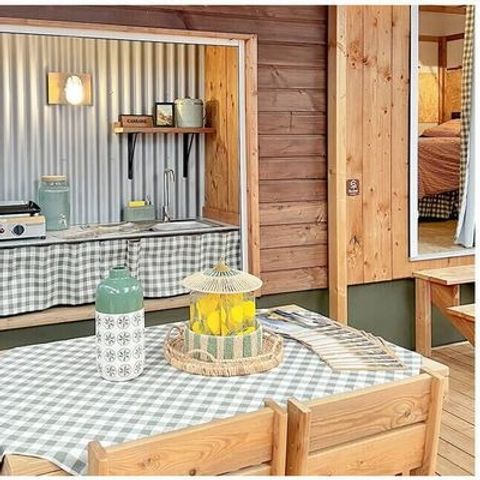 SISTEMAZION ATIPICHE 4 persone - Casa minuscola | 2 camere da letto | 4 persone | Terrazza rialzata | 1 bagno | Aria condizionata