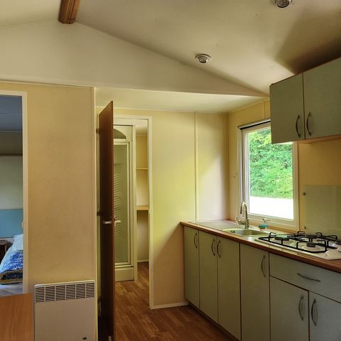 CHALET 4 personnes - CLIM - Locatif bois avec terrasse couverte