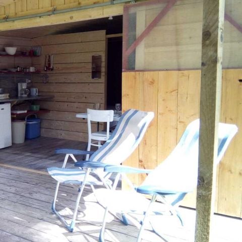 CHALET 4 personas - Cabaña de 35 m² con suelo de madera (35 m² con terraza)