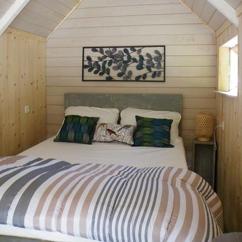 BUNGALOW 2 personas - Cabane Roulotte 10 m² con terraza