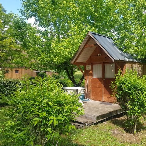 BUNGALOW 2 personnes - Cabane Roulotte 10 m² avec terrasse