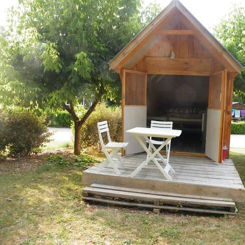 BUNGALOW 2 personnes - Cabane Roulotte 10 m² avec terrasse