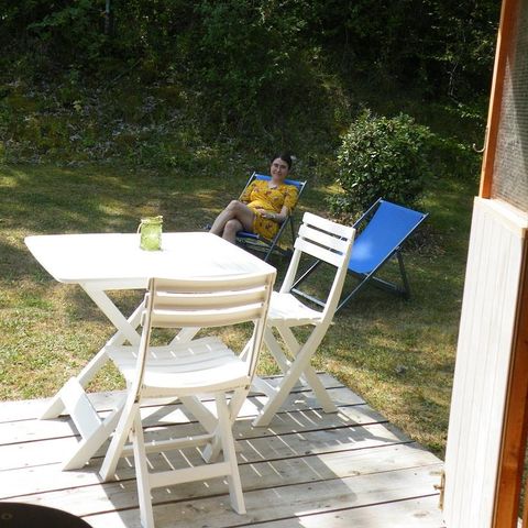 BUNGALOW 2 people - Cabane Roulotte 10 m² with terrace