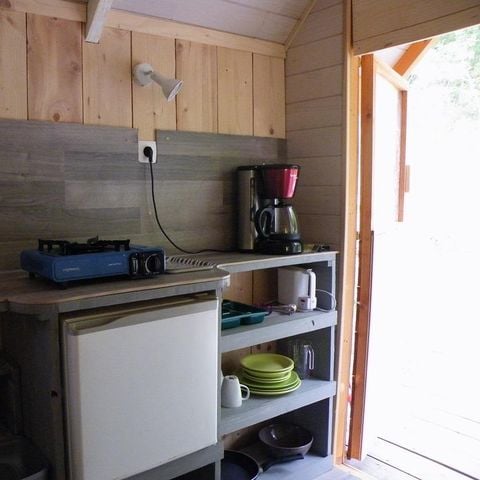 BUNGALOW 2 personnes - Cabane Roulotte 10 m² avec terrasse