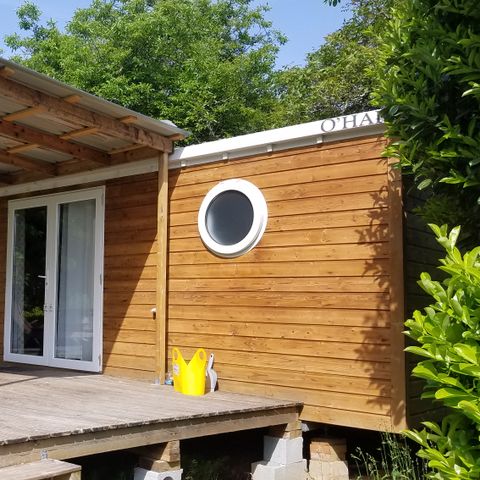 Stacaravan 6 personen - Hout