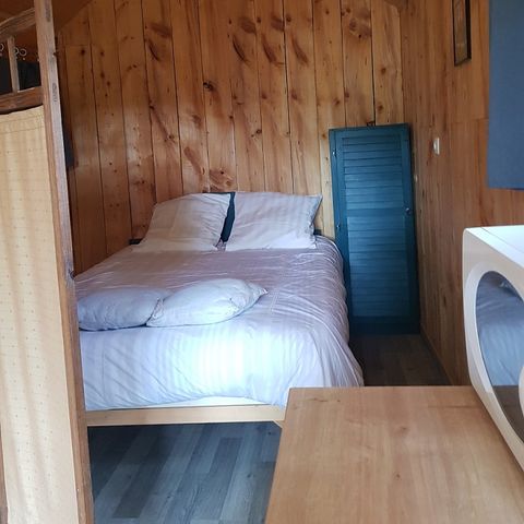 Alojamiento 2 personas - Cabane Roulotte 14 m2 con terraza