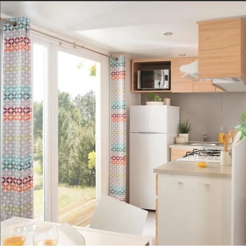 Stacaravan 6 personen - SUPER PREMIUM 3 SL.K./2 DOUCHERUIMTES - AIRCONDITIONING