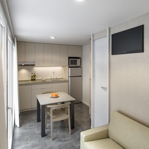 Stacaravan 2 personen - Stacaravan 1 slaapkamer 2 pers