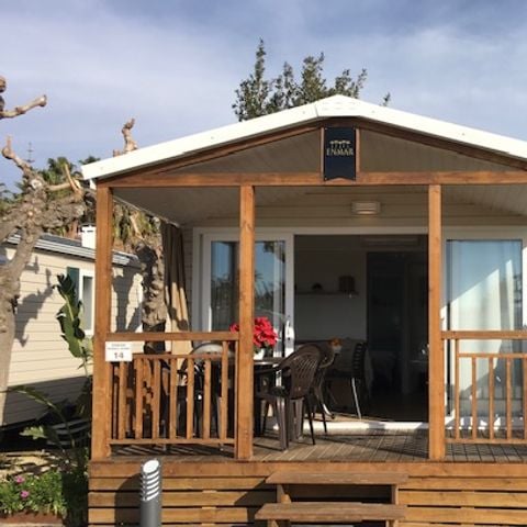 Mobilhome 4 personnes - Mobil Home 2 ch 4 Terrasse semi-couverte Clim TV