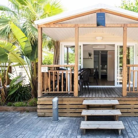 BUNGALOW 5 people - Bungalow 3 Rooms 4/5 People Air-conditioned + TV (4 adults + 1 baby - 2 years)