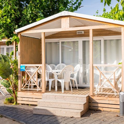 Mobile home 4 persons - Comfort XL | 2 Bedrooms | 4 Pers | Raised terrace | Air conditioning