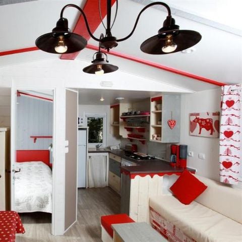 MOBILHOME 5 personnes - Cabane du Jura 35 m² - climatisé 5 pers