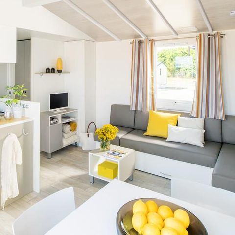 Mobile home 7 persons - Family XL 40 m² - air-conditioned 6/7 pers